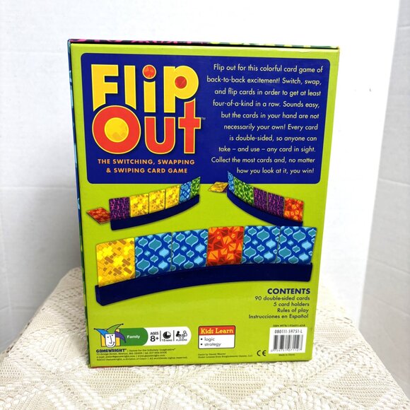 Flip  Out 2010 Gamewright 100% COMPLETE - Picture 6 of 7